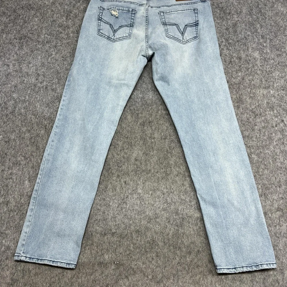 TC And Co Los Angelos‎ Jeans Mens 34x32 Slim Straight Distressed Denim Fit34x30